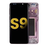 Samsung Galaxy S9 (SM-G960F) Pulled LCD Display Assembly With Frame (Purple)