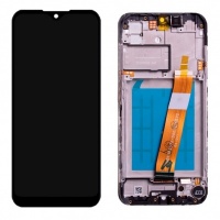 Samsung Galaxy A01 (SM-A015F) service pack LCD Display Assembly With Frame (Black) (small Connector)