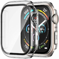 Apple Watch Glass / Case Full Protector- 44mm - Transparent