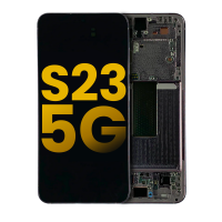 Samsung Galaxy S23 5G (SM-S911B) Pulled LCD Display Assembly With Frame (Lavender/Purple)