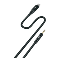 Wave WA-65 Type-C To AUX 3.5 mm Cable 1M (zwart)