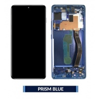 Samsung Galaxy S10 Lite (SM-G970) LCD Display Assembly With Frame (Prism Blue)