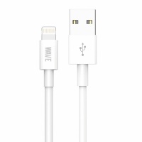 Wave WA-163 Quick Charger 2A Lighning Cable 30 CM (wit)