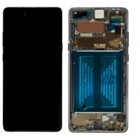 Samsung Galaxy S10 5G (SM-G977) Pulled LCD Display Assembly With Frame (Black)