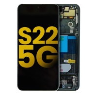 Samsung Galaxy S22 (SM-S901B) service pack LCD Display Assembly With Frame (Green)