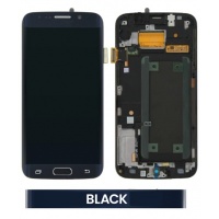 Samsung Galaxy S6 Edge (SM-G925F) LCD Display Assembly With Frame (Black)