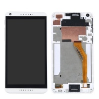 HTC Desire 816 LCD Display Assembly With Frame (White)