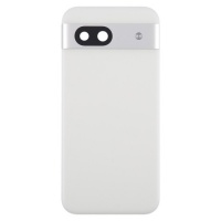 Google Pixel 8A Battery Back Cover with Camera Lens Cover (White)