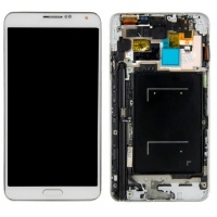 Samsung Galaxy Note 3 (N9005) LCD Display Assembly With Frame (White)