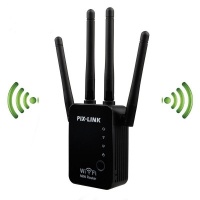 PIX-LINK Wifi Repeater / Wifi Router / AP (Black)