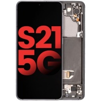 Samsung Galaxy S21 (G991B) OLED LCD Display Assembly With Frame (Black)
