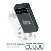 Wave Power Bank 20000 mAh - WA-923 - White