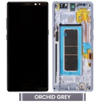 Samsung Galaxy Note 8 (N950F) service pack LCD Display Assembly With Frame (Grey / Violet)