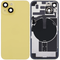 Apple iPhone 14 Pulled Back Glass With Steel Plate+Magnet+NFC - Yellow 