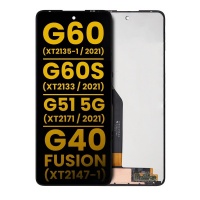 Motorola Moto G40 fusion /  G51 5G / G60 / G60S / G62  LCD Display Assembly No Frame (All Colors)