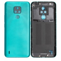 Motorola Moto E7 (XT2052) Back Cover (Aqua Blue)