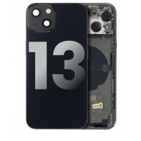 Apple iPhone 13 Pulled Mid-Frame Housing with Parts No Battery (Black)