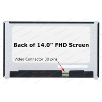 LCD Screen 14.0'' WideScreen N140HCE-G52 REV.C1 FHD (1920x1080) Bottom Brackets Matte 30 pin eDP