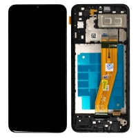 Samsung Galaxy A04e (A042F) Ori LCD Display Assembly With Frame (Black)