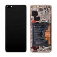 Huawei P40 Pro Service pack LCD Display Assembly With Frame (Gold)