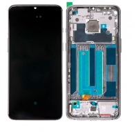 Oneplus 7LCD Display with frame (Red)