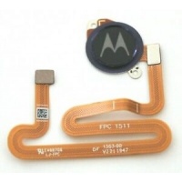 Motorola Moto G8 Plus Fingerprint Reader Sensor Home Button Flex Cable (Black)