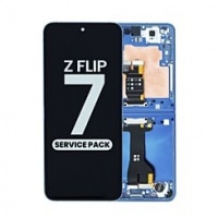 Samsung Galaxy Z Flip7 (SM-F766) Service Pack LCD Scherm Met Frame (Blauw)