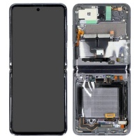 Samsung Galaxy Z Flip 5G (SM-F707) service pack LCD Display Assembly With Frame (Grey)