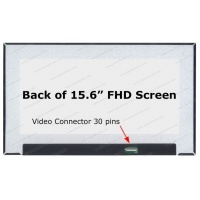 LCD Screen 15.6” WideScreen NV156FHM-N4T FHD (1920x1080) No Brackets Matte 30-pin eDP