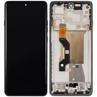 Motorola Edge 60 Pro ORi LCD Display Assembly with Frame (White)