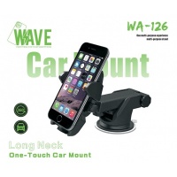 Wave WA-126 Long Neck Holder One-Touch Car Mount -Y