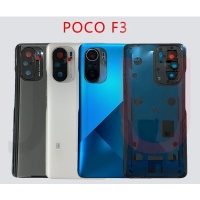 Xiaomi Poco F3 Back cover with Camera Glass Lens (Blue)