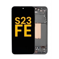 Samsung Galaxy S23 FE 5G (SM-S711) Pulled LCD Display Assembly With Frame (Black)