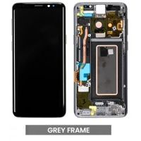 Samsung Galaxy S9 (SM-G960F) service pack LCD Display Assembly With Frame (Grey)
