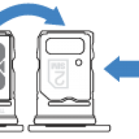 Motorola Edge 30 Sim Cart Tray (Blue) 