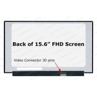 LCD Screen 15.6'' WideScreen N156HGA-EA3 REV.C4 FHD (1920x1080) No Brackets 30 Pin (19mm)