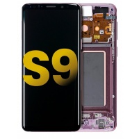 Samsung Galaxy S9 Refurbished LCD Display Assembly With Frame (Lilac Purple)