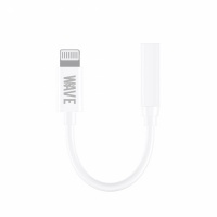 Wave WA-326 Lightning to Aux Adapter jack 3.5 mm | (Just Music) (wit)