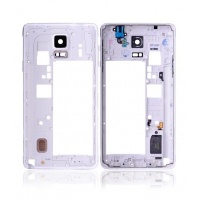 Samsung Galaxy Note 4 (N910F) Middel-Frame Housing + Back Cover (White) - LM