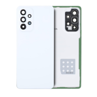 Samsung A53 Back Covers with camera Glass Lens - White
