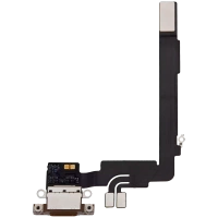 iPhone 16 Pro Max Charging Port Flex Cable (Desert Titanium / Gold) - CCS