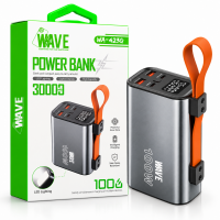 Wave WA-423G 100W Powerbank 300.000 mAh met ledverlichting – opladen van laptops en telefoons