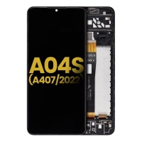 Samsung Galaxy A04S (A047F) Ori LCD Display Assembly With Frame (Black)