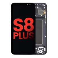 Samsung Galaxy S8 Plus OLED LCD Display Assembly With Frame (Black)