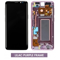 Samsung Galaxy S9 (SM-G960F) service pack LCD Display Assembly With Frame (Lilac Purple)