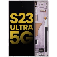Samsung Galaxy S23 Ultra 5G (SM-S918B) Pulled LCD Display Assembly With Frame (Purple)