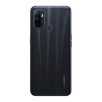 Oppo A53 4G Back Cover + Camera Glass Lens (Black)