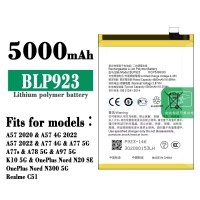 Battery (BLP923) service pack Bulk For Oppo A57 2020 / A57 2022 /A77 4G/5G / A77s / A78 5G / A97 5G 