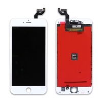 iPhone 6 Plus AM+ LCD Display Assembly With Touch + steel plate (White)