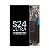 Samsung Galaxy S24 Ultra (SM-S928) Service Pack LCD Scherm Met Frame (Gray)
